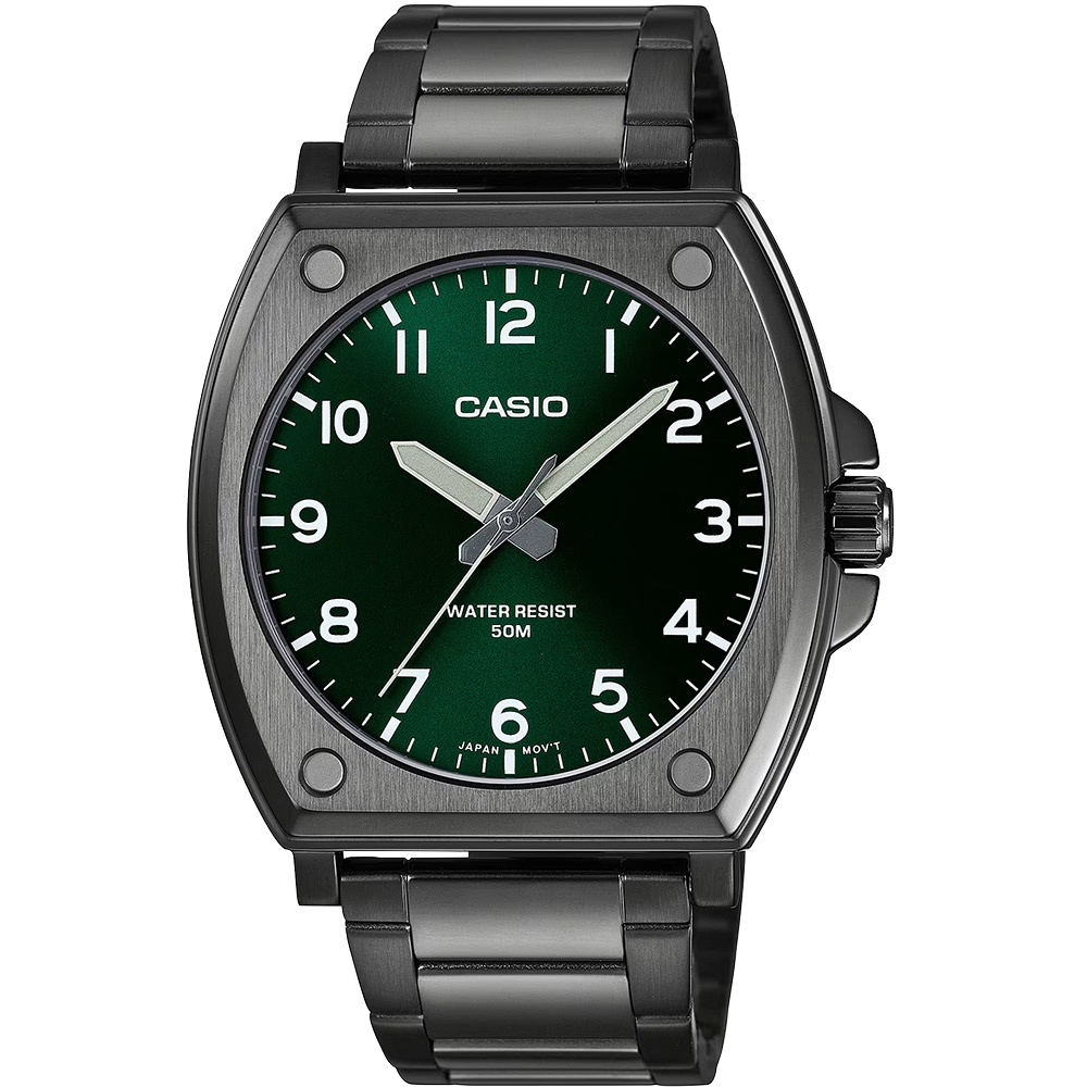 CASIO 卡西歐 工業風指針手錶 MTP-E730B-3AV, , large