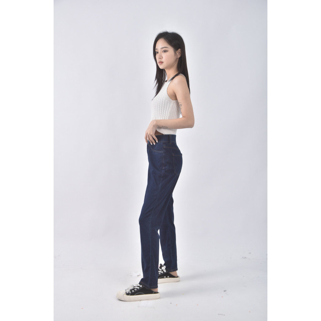 (L) bonnie de connie休閒藍色長褲二手衣, , large
