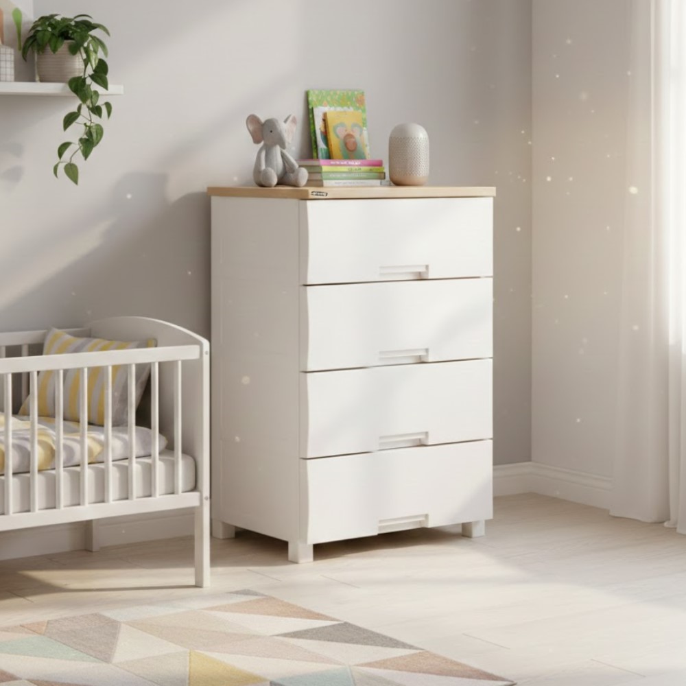 【AOTTO】58面寬木質頂板四層抽屜收納櫃(AC-2204), , large