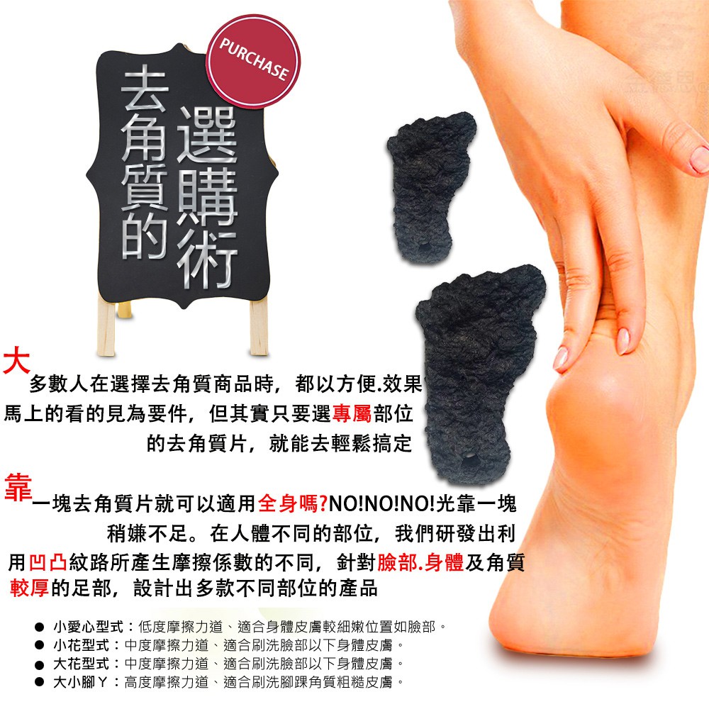 GS MALL 台灣製造 大型角質潔膚片 隨機色 角質 足部保養 去角質 臉部 身體 腳底 去角質 潔膚片, , large