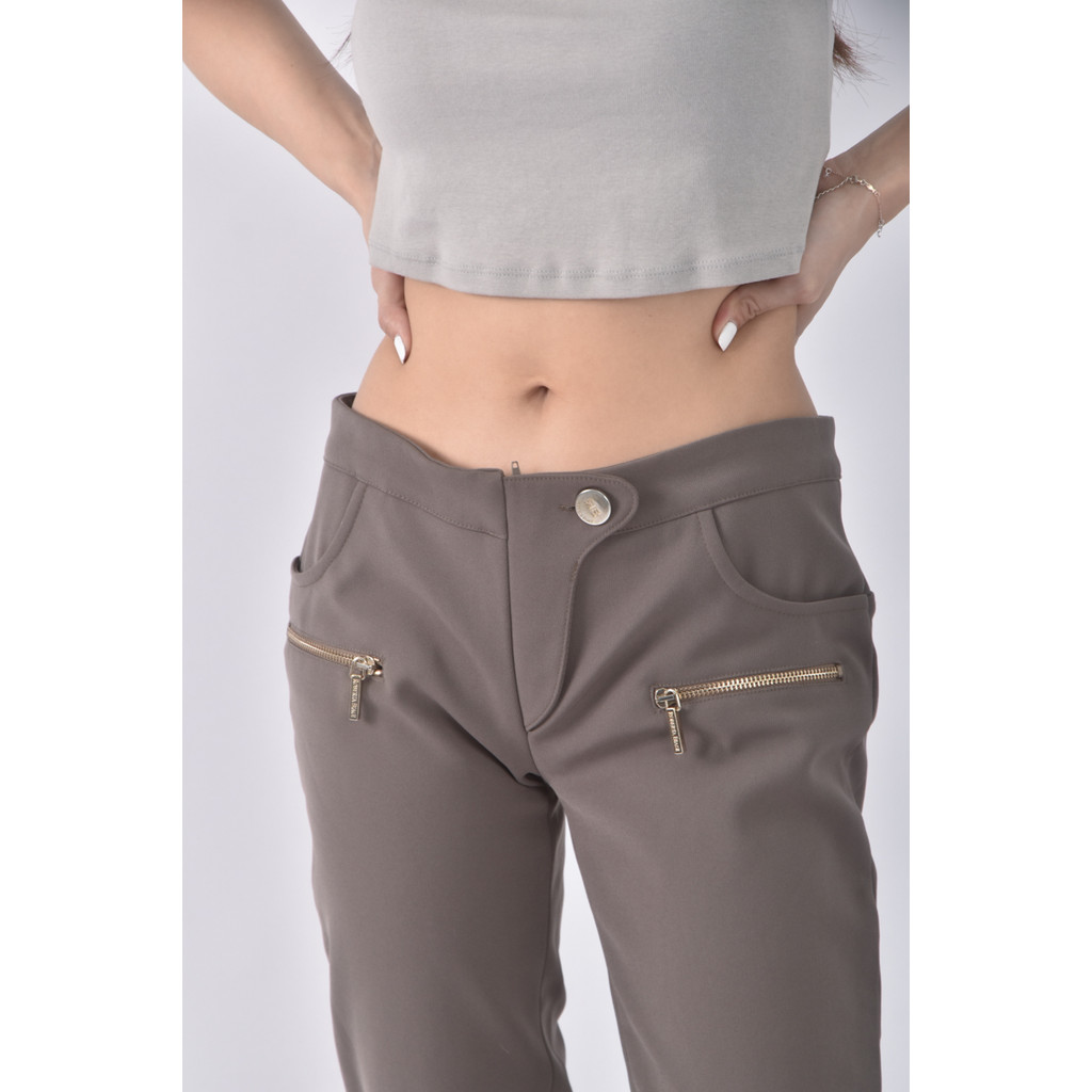 (2XL) roberta biagi綠色長褲二手衣, , large