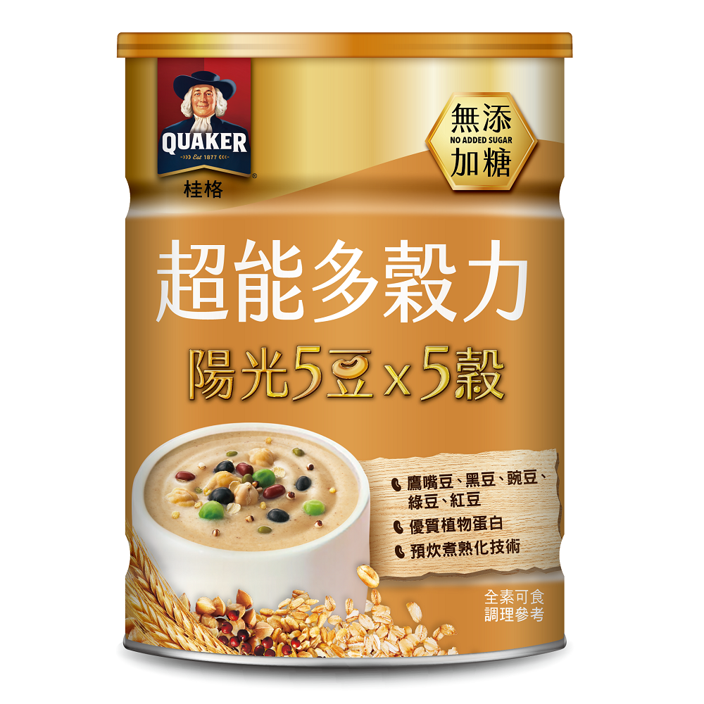 Quaker Super Grain 5 Bean No Sugar 390G