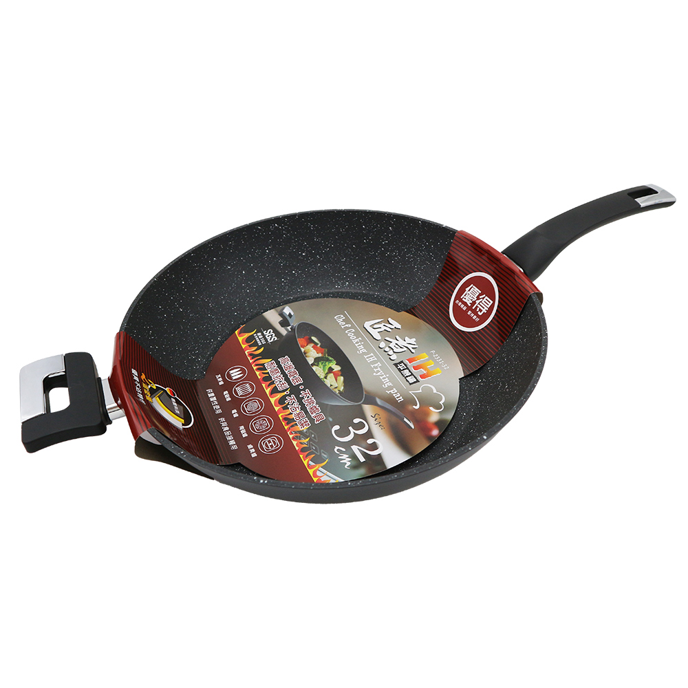 匠煮德國科技不沾IH深型平煎鍋-32cm-1支, , large