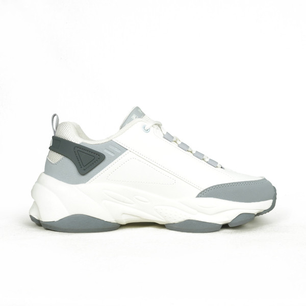 Kixpress-Fila Athens 女 運動休閒鞋 老爹鞋 緩震 舒適 白灰 [5-J913Y-441], , large