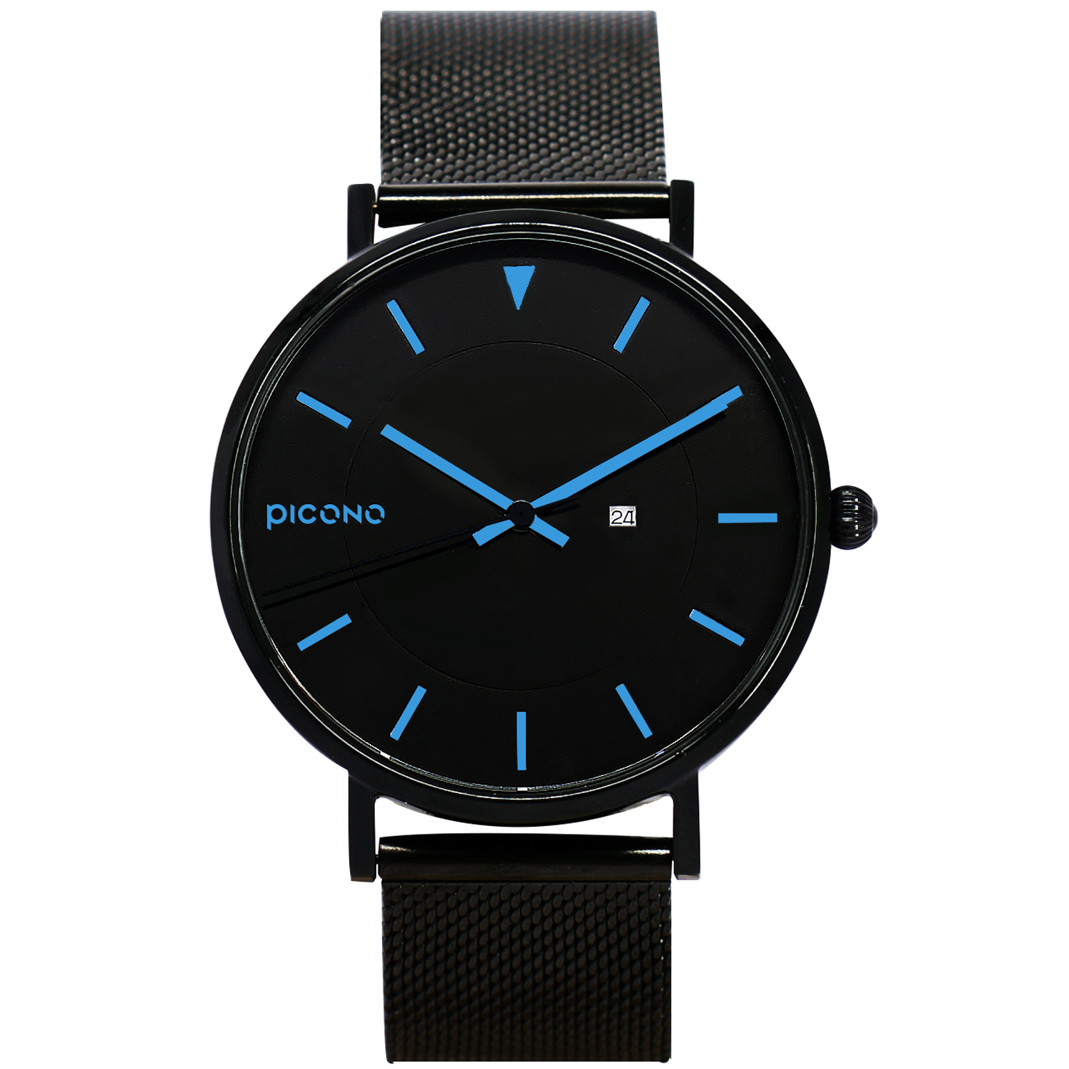 【PICONO】RGB collection quickly release stainless steel strap watch-Blue / RGB-6403, , large