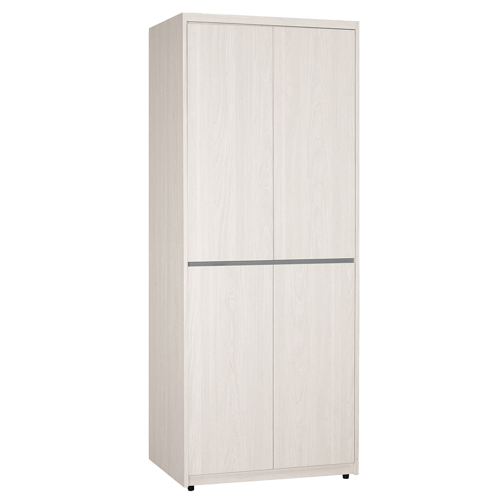 【Hampton 漢汀堡】朵安2.7尺四門雙吊衣櫥, , large