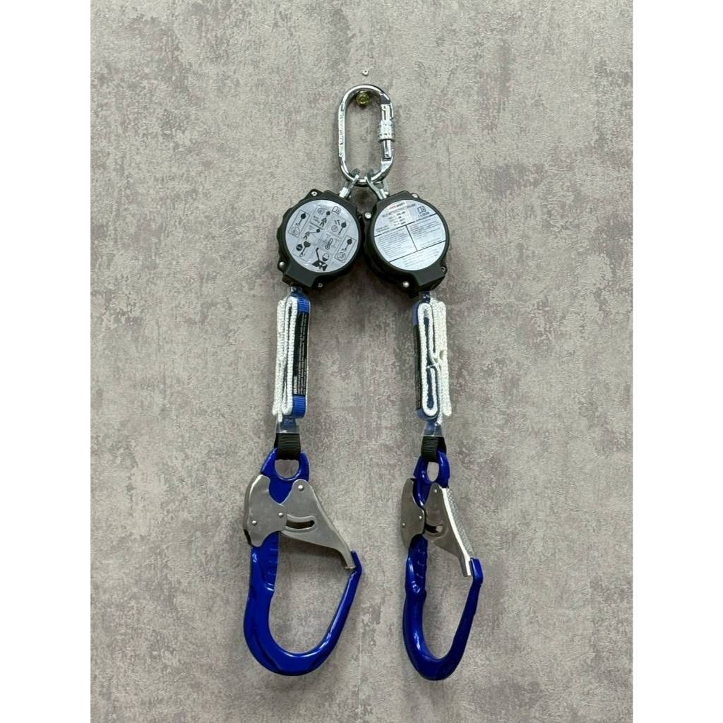 WIN五金 台灣製造FKS BOST SRL-1.5M(單顆) 織帶高空作業防墜器 通過認證CE EN 織帶防墜器 安全帶 捲吊防墜器 防墬器, , large