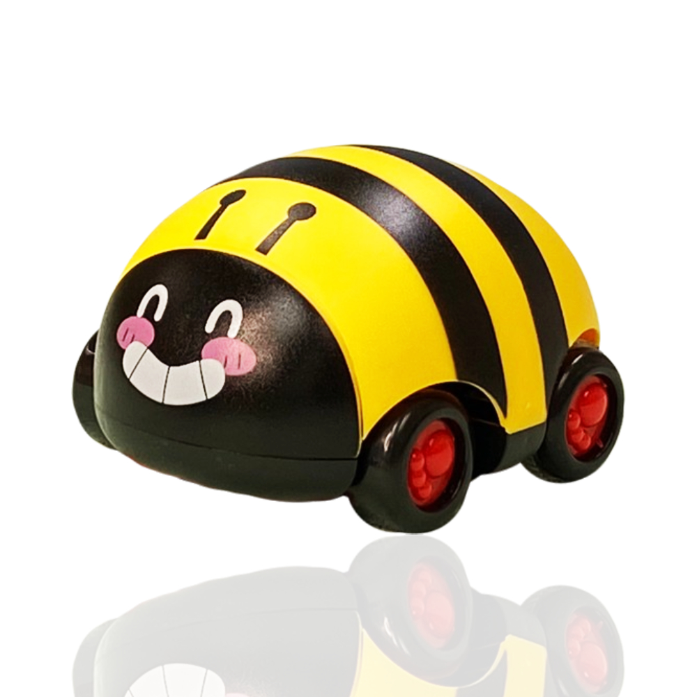 Pull Bcak Car Toy Cow, , large