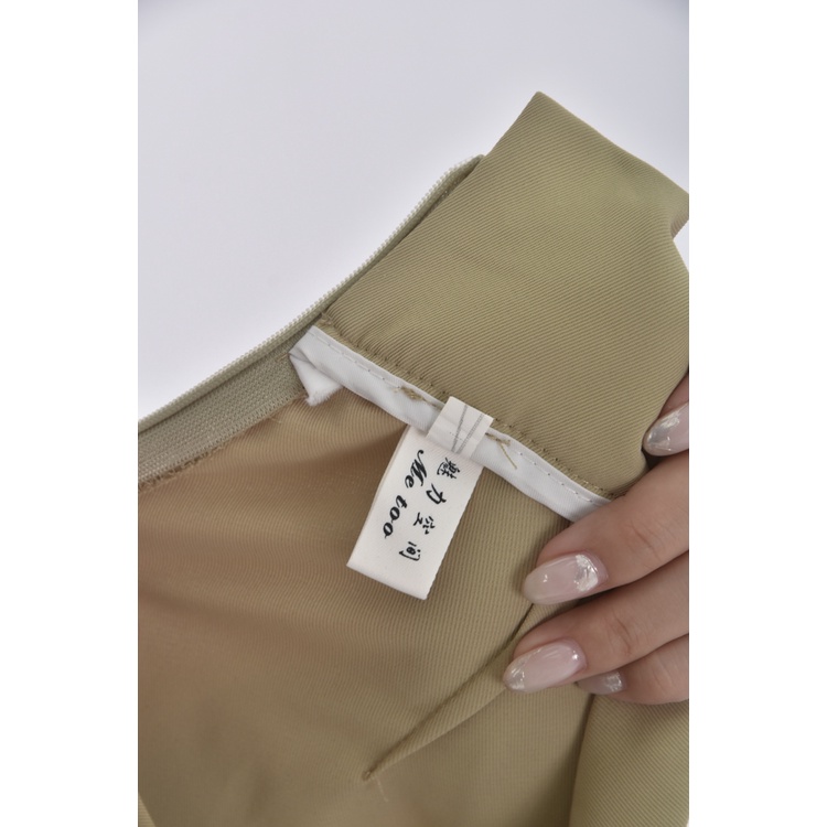 (S) me too高腰素色綠色長褲二手衣, , large