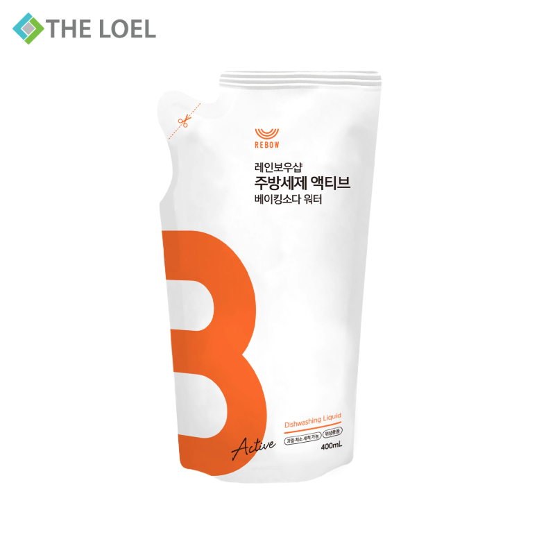 Natural Active Baking Dishwashing Liquid Refill (Natural Series) 400ml (1pc) #Rebow Made in Korea