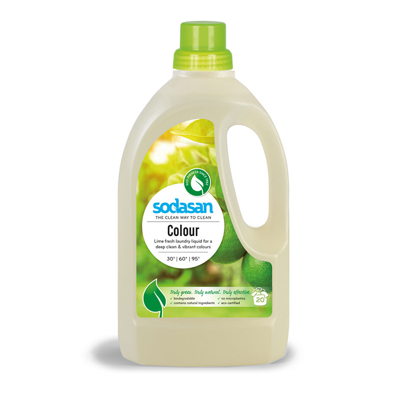 〔本野有限公司〕【德國原廠】Sodasan<蘇達桑>亮彩萊姆洗衣精1.5L -2入, , large