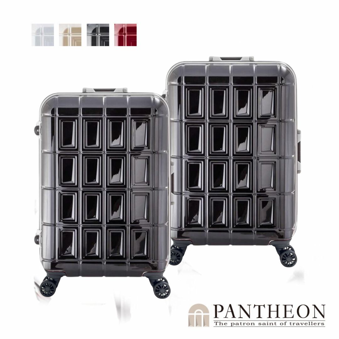 【PANTHEON PLAZA】展示品限量出清 PANTHEON 26吋 輕量網美鋁框行李箱 PTD-1626 經典黑, , large