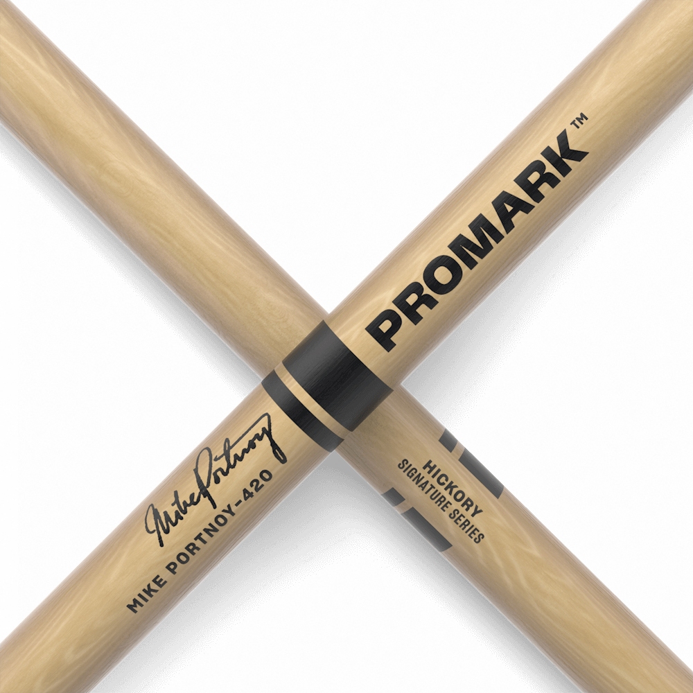 PROMARK TX420N 7A Mike Portnoy 簽名款 胡桃木膠頭鼓棒【敦煌樂器】, , large