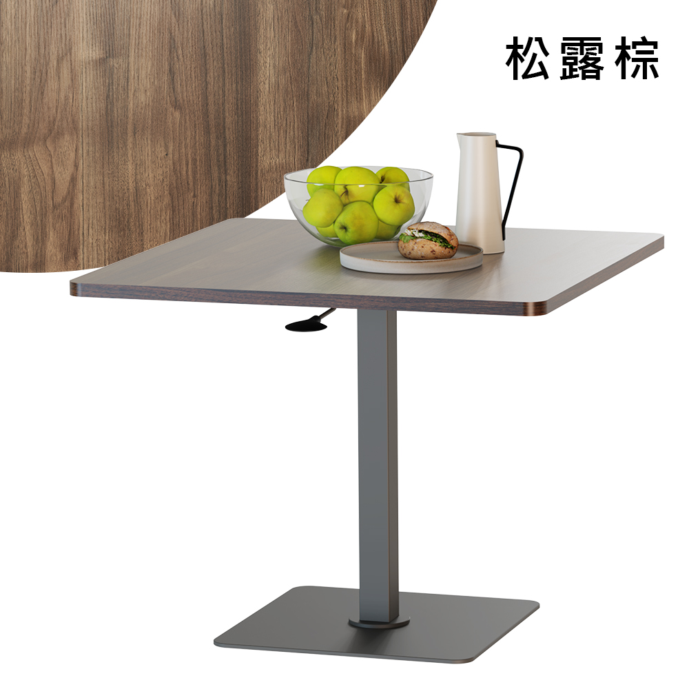 【KAKU健康生活】KA-4703 臺灣製造[魔法桌]氣壓升降餐桌-高桌-方-89x89cm 多色可選, , large
