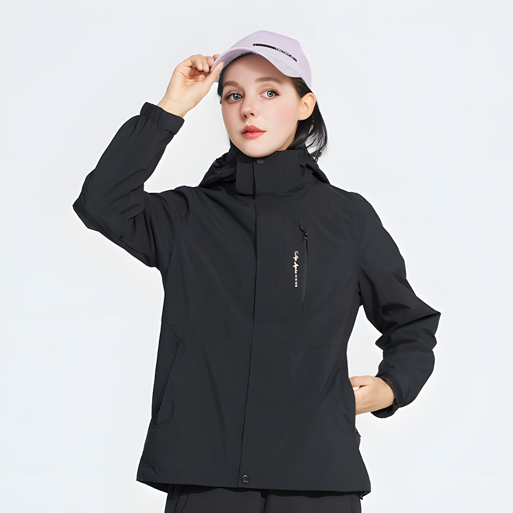 【TECTOP 探拓戶外】女款1245180兩件式衝鋒外套(採用耐磨機能布！防風/擋雨/保暖三合一冲鋒衣), , large