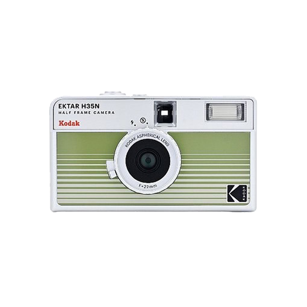 [KODAK 柯達] H35N 濾鏡半格底片相機 (不含底片、電池) -綠, , large