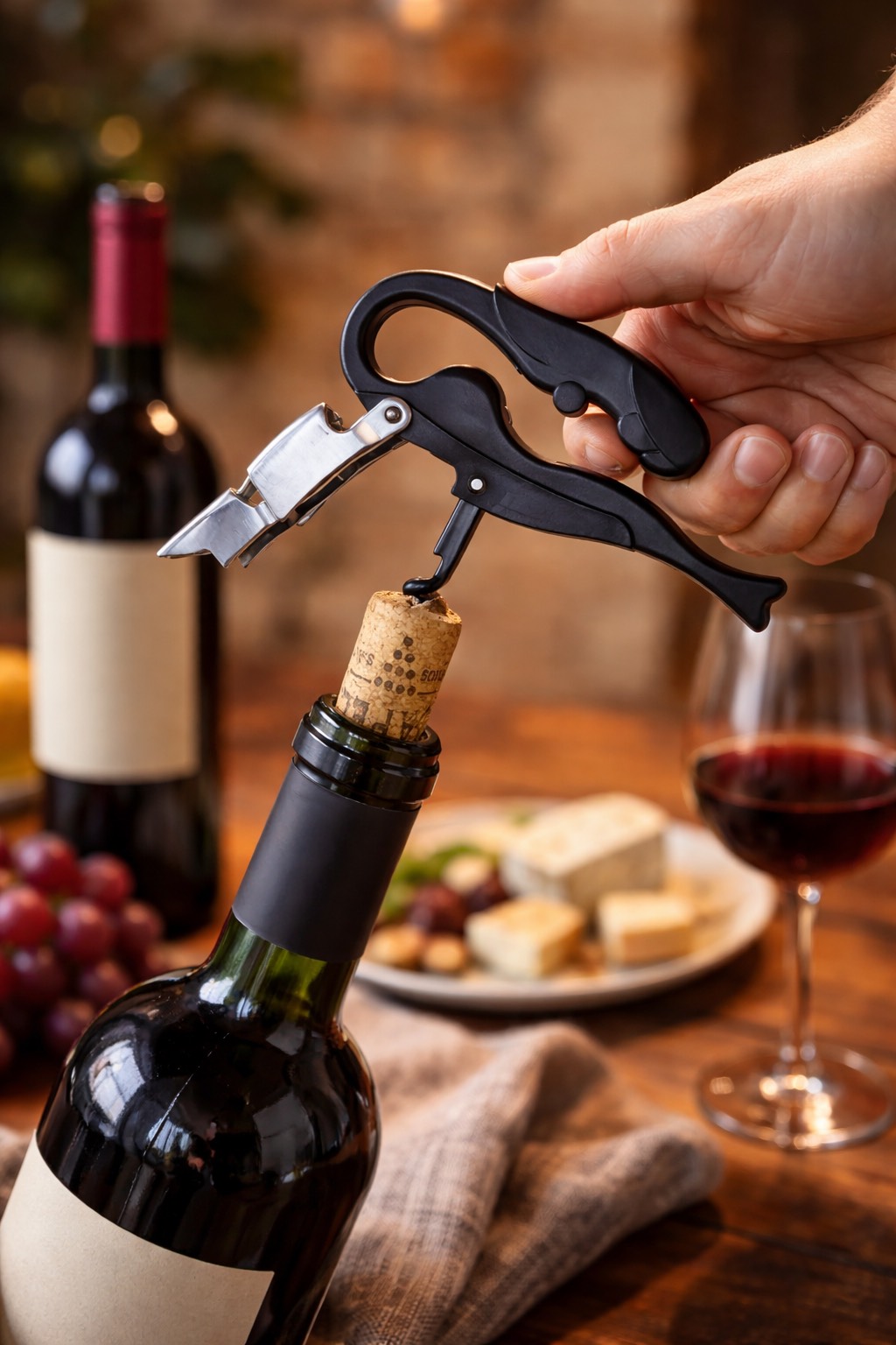 [巴果果]不鏽鋼侍酒師開瓶器 紅酒開瓶器 海馬刀 酒吧專用多功能開瓶器美人魚刀開瓶器 SCOP-06, , large