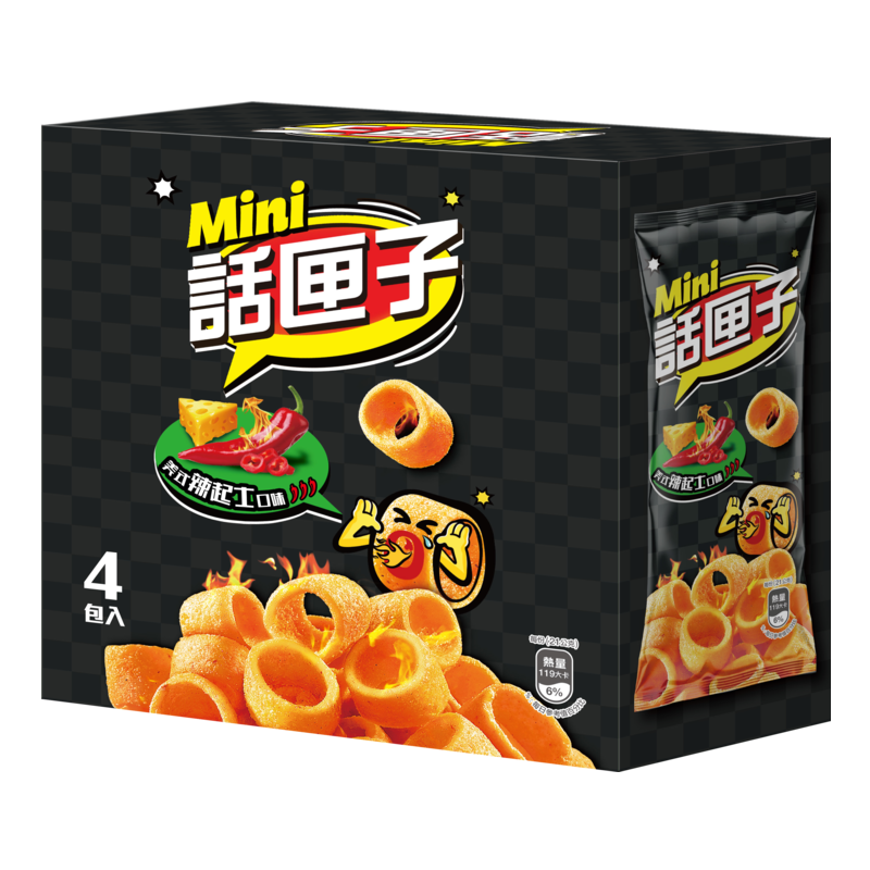 話匣子Mini Hoops美式辣起士口味玉米片168g