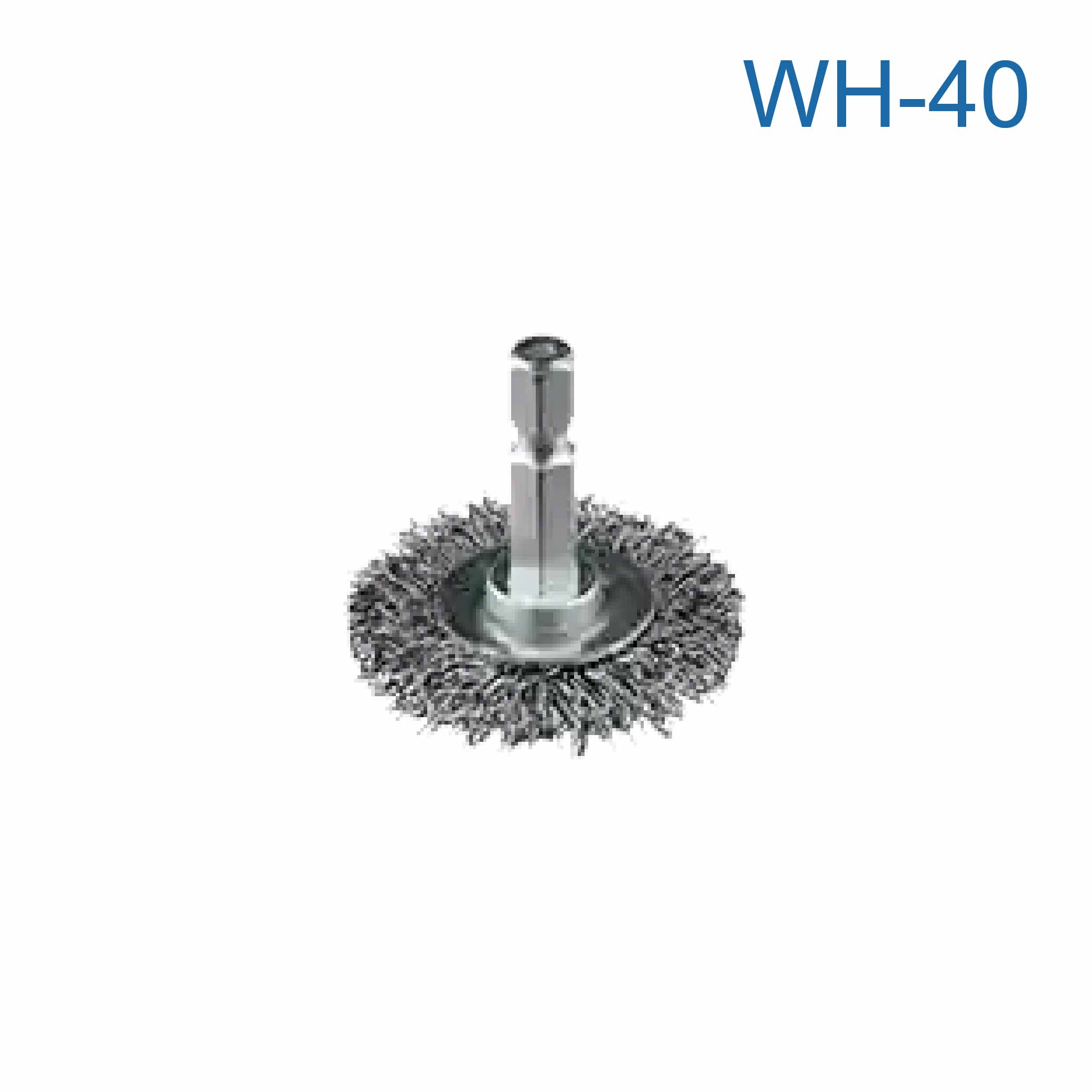 鉅玉經典｜Hexagonal handle wire brush, flat type with handle WH-40, , large