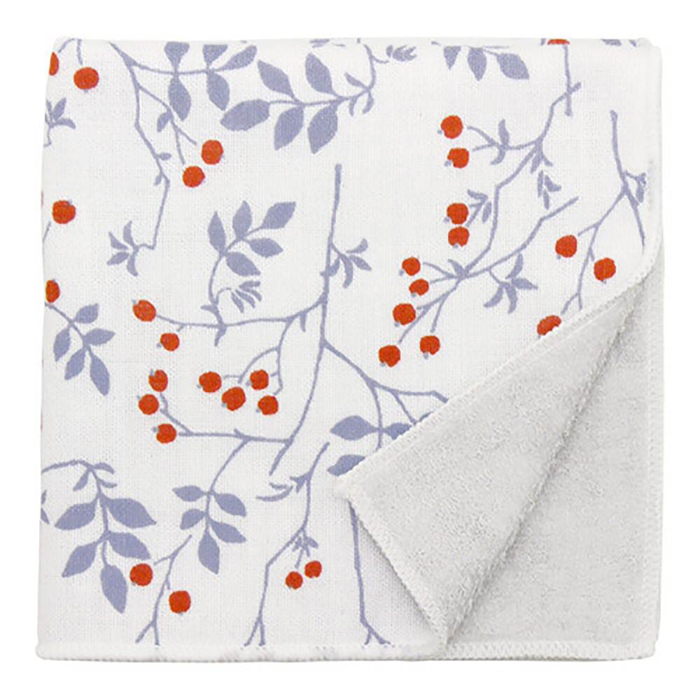 日本製【濱文漾】純棉手帕/方巾－小紅莓果, , large