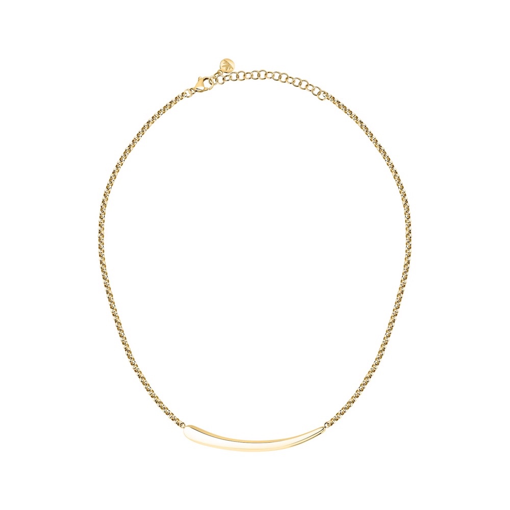 【MORELLATO】Design 不鏽鋼微光項鍊-金色 SAYP02, , large