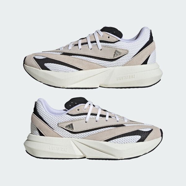 Adidas Lightblaze 女 慢跑鞋 運動鞋 跑鞋 彈力 緩震 灰黑白 [JH6962], , large