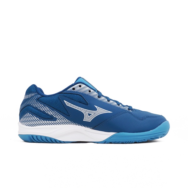 Mizuno Sky Blaster 3 男女 羽球鞋 桌球 寬楦 運動 訓練 基本款 深藍 [71GA234512], , large