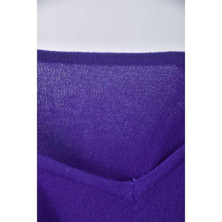 (L) 棉質不規則藍色長袖上衣二手衣, , large