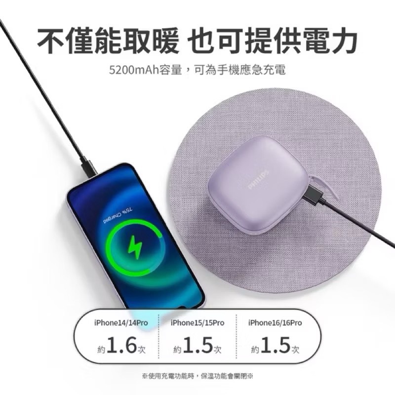 Hand warmer mobile power supply, , large