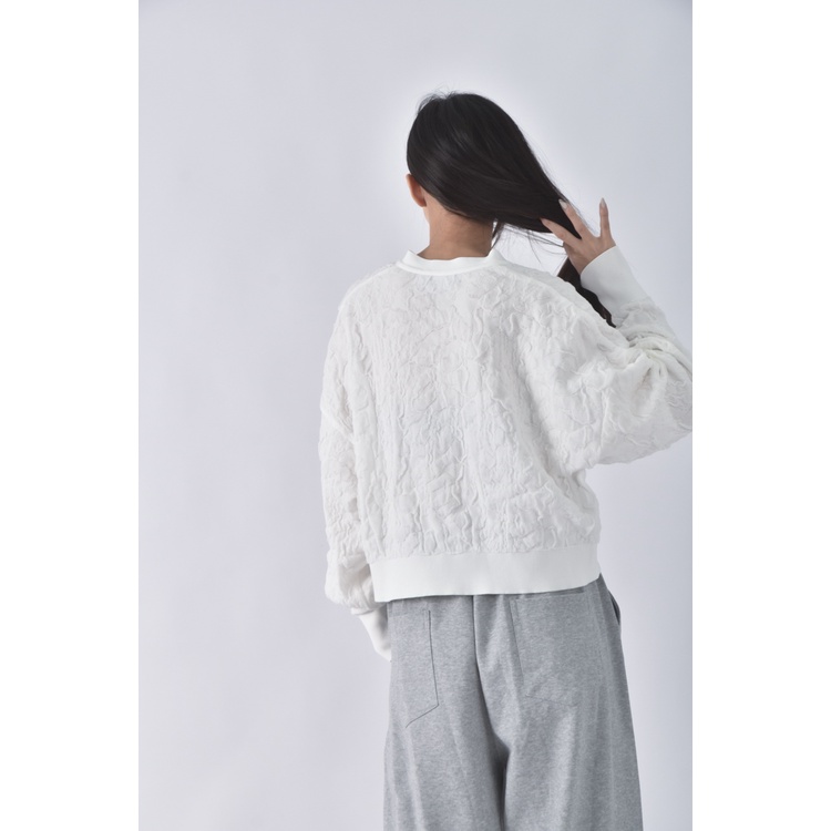 (L) chanellogo刺繡黑色毛衣二手衣, , large