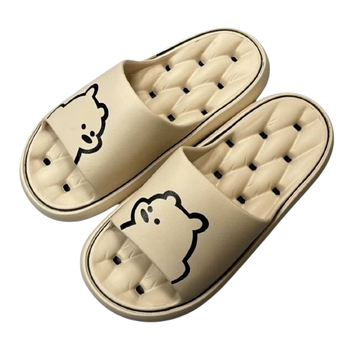 [e shoe store] Jiajia drainage slippers bathroom slippers purple 24.5CM, , large