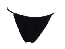 QXHEE.T. Made in Taiwan. Sexy high-waisted slim thongs with thin straps, , large