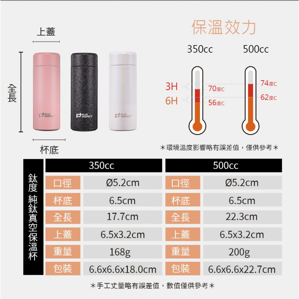 PERFECT 理想牌 鈦度純鈦真空杯保溫杯鈦杯 晶鑽黑500cc-Leidea樂德兒, , large