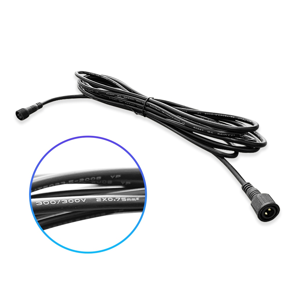 【HeTong】Solar Light Dual-Pin Special Extension Cable, , large