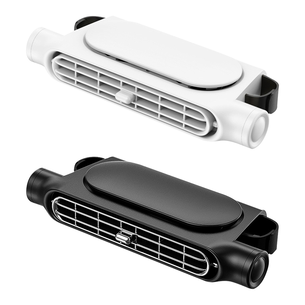 【ENNE】USB插電式涼爽三段式車用座椅風扇/黑色(電扇/車用風扇/汽車風扇/隨身風扇/渦輪風扇)(S0040-B), , large