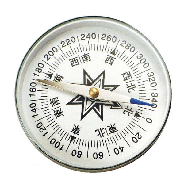 【 徠福 】台製指南針(指北針)-75MM / 個 NO.7190