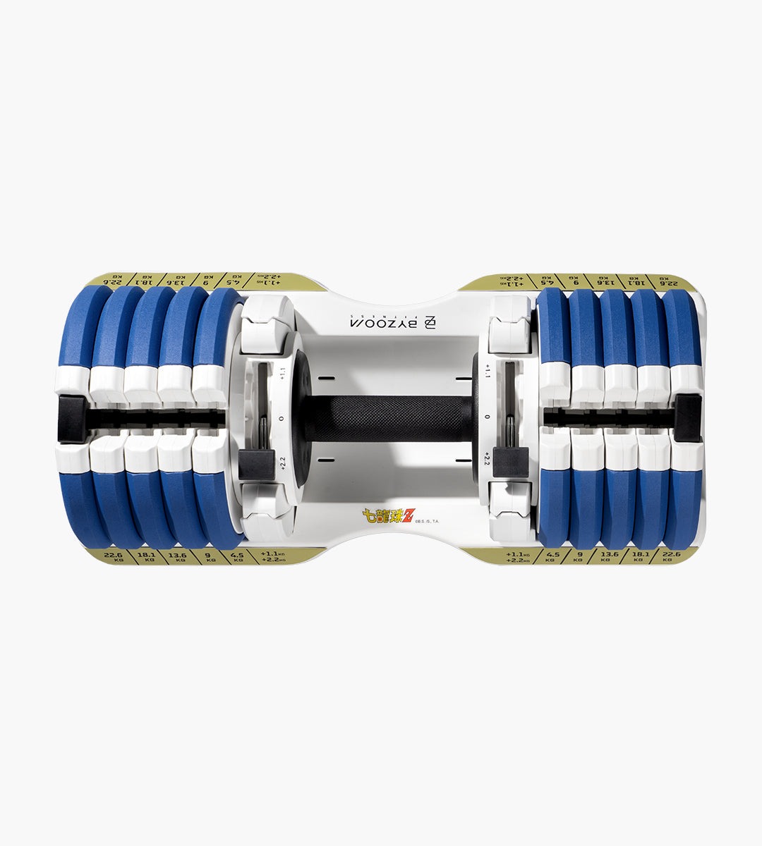 【BYZOOM FITNESS】七龍珠Z 25kg(55LB)15段重量 可調式啞鈴 (達爾款), , large