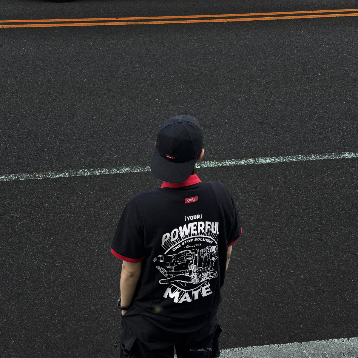 【得力工具 deli tools】工具衣服 POLO衫 T-shirt-S號, , large