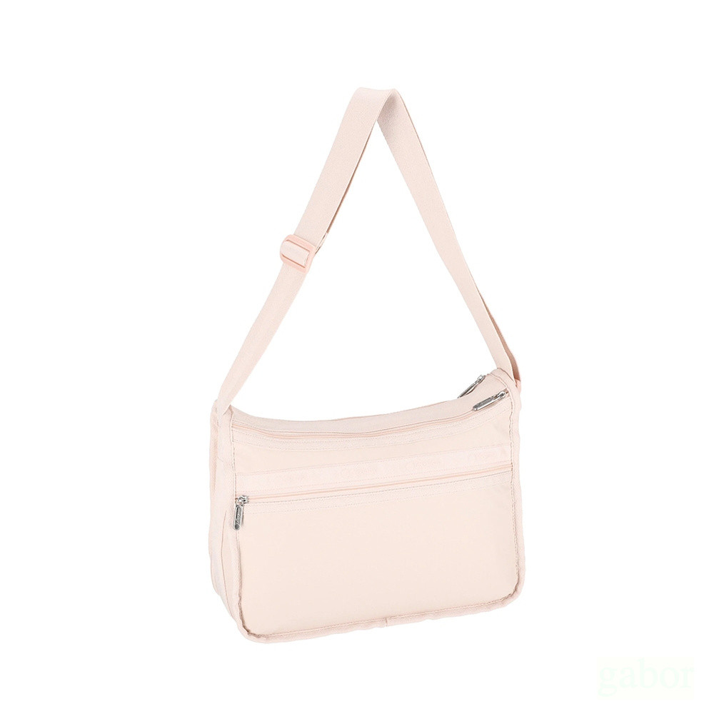 LeSportsac Deluxe Everyday Bag 奢華斜背包 送禮-晨曦桃粉, , large