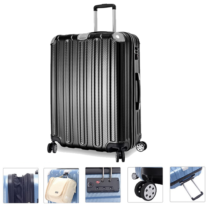 LM-24 Trolley Case, 寧靜黑, large