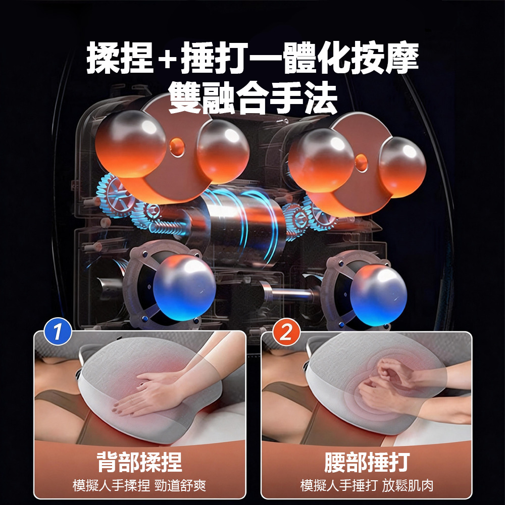 [Beautylife]Multifunctional massager suitable for waist, back and other areas BLF-003, , large
