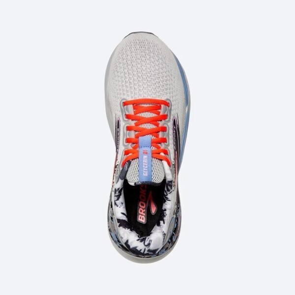 Brooks Glycerin 21 女 慢跑鞋 運動 支撐 緩衝 抽象派 灰藍 [1204081B084], , large