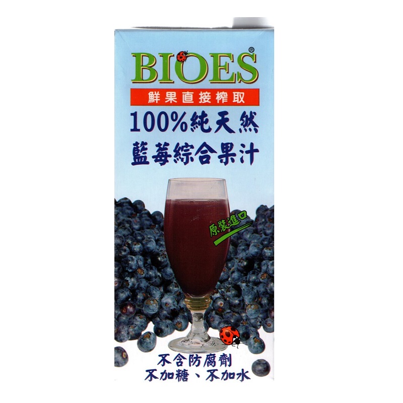 囍瑞純天然100藍莓綜合果汁1000ml, , large