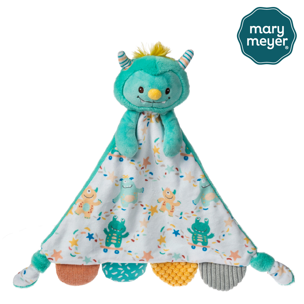 【MaryMeyer】怪獸萌奇臻藏禮盒(手搖鈴+安撫巾+沙沙紙), , large
