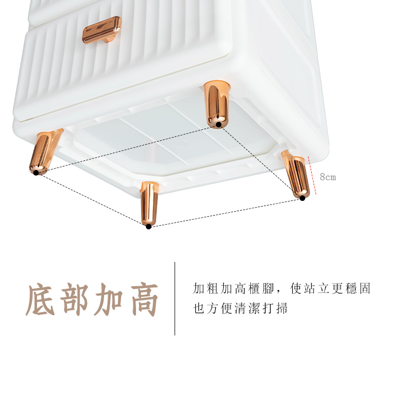 【Y HOUSE】直紋收納箱  收納抽屜 衣物收納 置物櫃 塑膠收納櫃-四層, , large