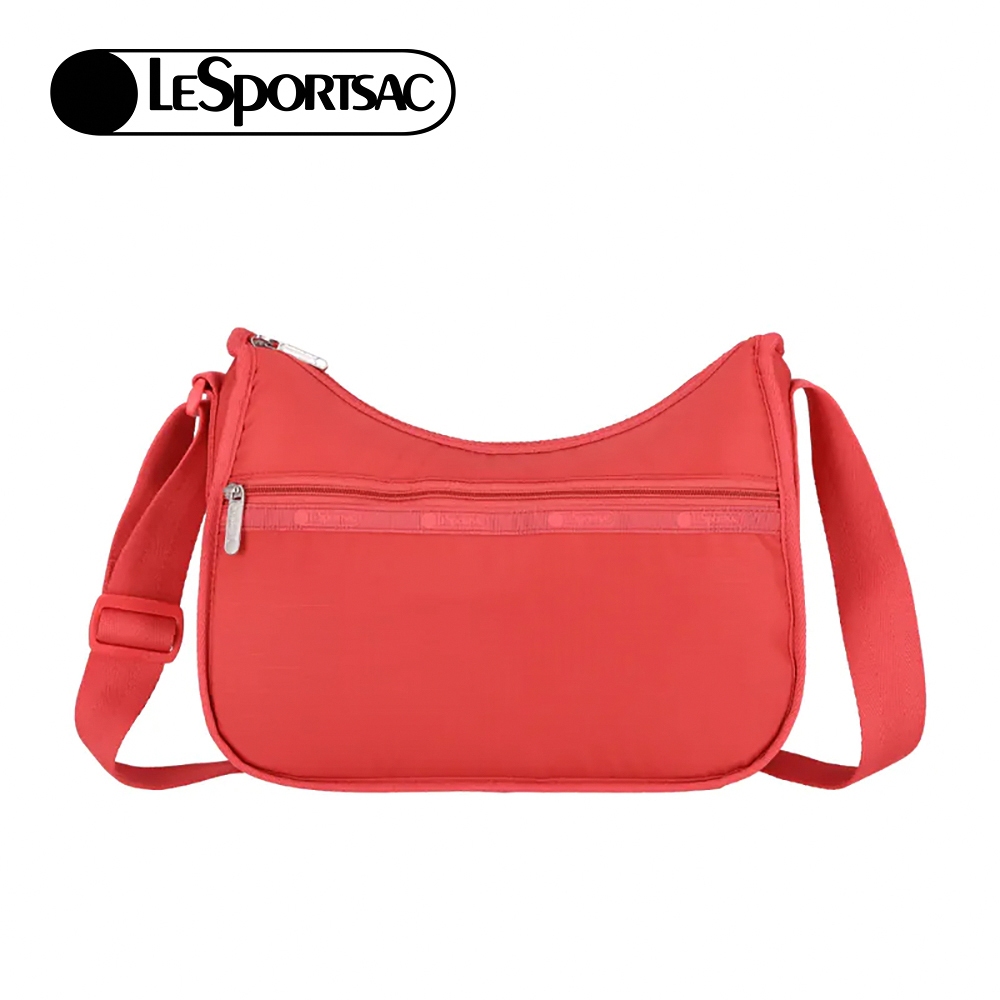 |快速出貨|Lesportsac Classic Hobo 經典斜背包/ 玫瑰紅, , large