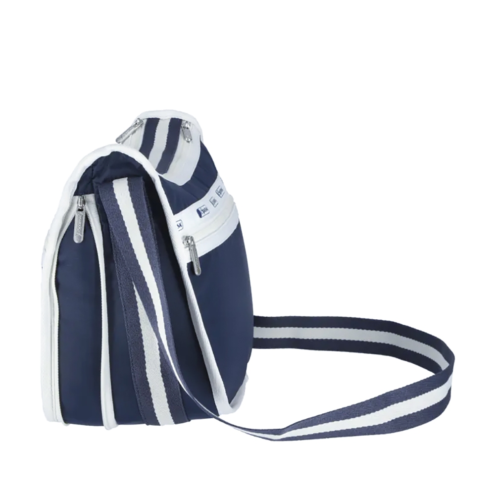 |快速出貨|Lesportsac Deluxe Everyday Bag 經典款斜背包/ 條紋海軍藍, , large