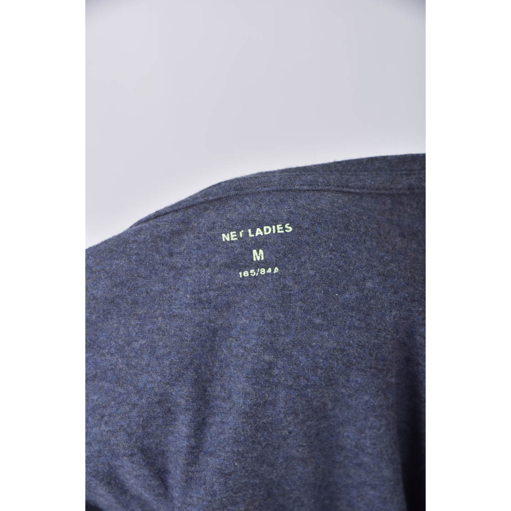 (S) net素面藍色短袖上衣二手衣, , large