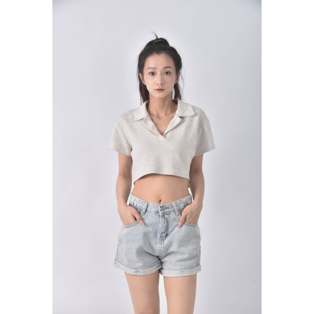 (XL) 丹寧牛仔藍色短褲二手衣, , large