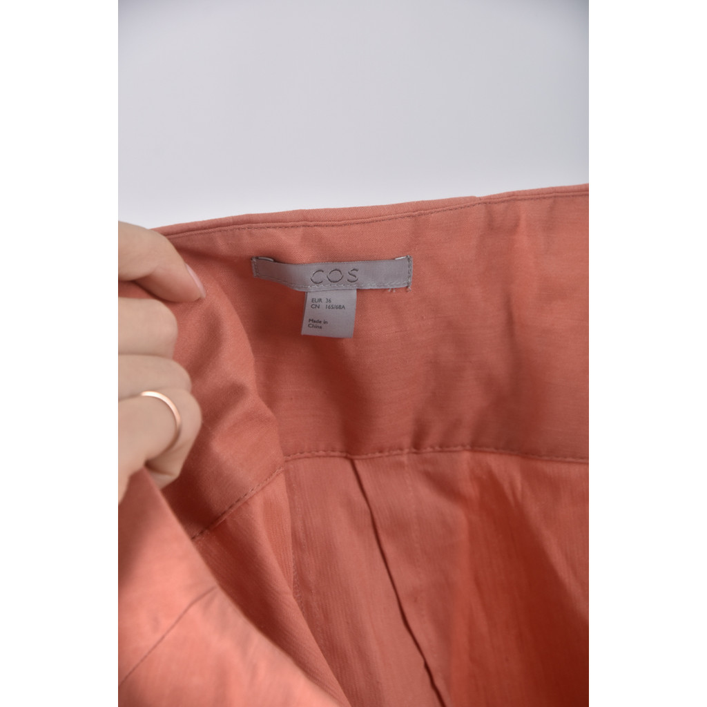 (F) cos質感綁帶橘色長裙二手衣, , large